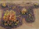 running-with-fire-2011-77x103cm-pastel